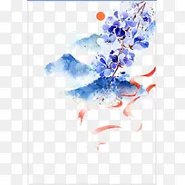 古风水彩画-空若网 古风水彩画-空若网