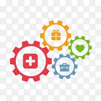 矢量ppt齿轮边框素材-空若网 矢量ppt齿轮边框素材-空若网