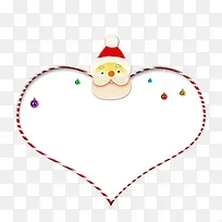 圣诞老人装饰爱心墙-空若网 圣诞老人装饰爱心墙-空若网