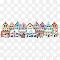 多彩雪地小楼-空若网 多彩雪地小楼-空若网