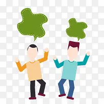 矢量素材说话人物素材-空若网 矢量素材说话人物素材-空若网