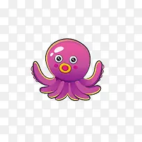 紫色墨鱼产品卡通-空若网 紫色墨鱼产品卡通-空若网