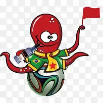 手绘墨鱼-空若网 手绘墨鱼-空若网