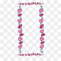 矢量卡通扁平化心形长方形文本框-空若网 矢量卡通扁平化心形长方形文本框-空若网