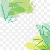 绿色三角形边框-空若网 绿色三角形边框-空若网