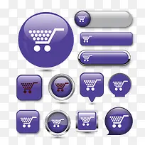 矢量购物按钮-空若网 矢量购物按钮-空若网