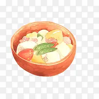 蔬菜沙拉手绘画素材图片-空若网 蔬菜沙拉手绘画素材图片-空若网