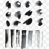 矢量水墨笔触-空若网 矢量水墨笔触-空若网