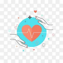 扁平化爱心-空若网 扁平化爱心-空若网
