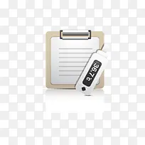 扁平化记事本温度计-空若网 扁平化记事本温度计-空若网