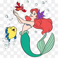 小美人鱼艾瑞尔塞巴斯蒂安剪贴画-艾瑞尔-空若网 小美人鱼艾瑞尔塞巴斯蒂安剪贴画-艾瑞尔-空若网