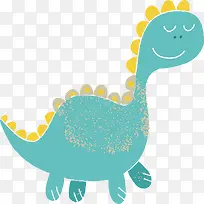 卡通水彩恐龙设计-空若网 卡通水彩恐龙设计-空若网