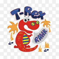 水彩恐龙-空若网 水彩恐龙-空若网