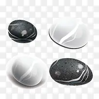 鹅卵石手绘矢量素材-空若网 鹅卵石手绘矢量素材-空若网