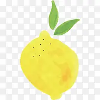 水彩柠檬水果设计-空若网 水彩柠檬水果设计-空若网