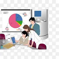 商务人士矢量图-空若网 商务人士矢量图-空若网