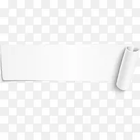 卷曲白色标题纸张-空若网 卷曲白色标题纸张-空若网