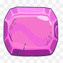 矢量手绘粉色装饰宝石-空若网 矢量手绘粉色装饰宝石-空若网