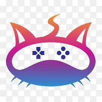 彩色卡通渐变的动物图标-空若网 彩色卡通渐变的动物图标-空若网