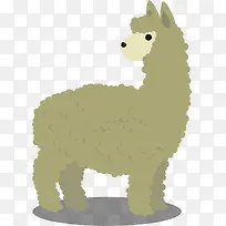 可爱的矢量哺乳羊驼-空若网 可爱的矢量哺乳羊驼-空若网