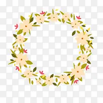 清新植物花朵花边框矢量素材-空若网 清新植物花朵花边框矢量素材-空若网