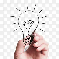 电器手画卡通灯泡卡通手绘-空若网 电器手画卡通灯泡卡通手绘-空若网