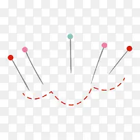 矢量 卡通手绘 大头针-空若网 矢量 卡通手绘 大头针-空若网