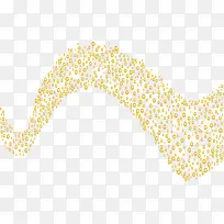 波浪金色波点花纹-空若网 波浪金色波点花纹-空若网