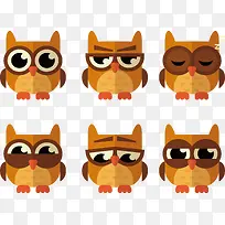 卡通小鹰动物插画-空若网 卡通小鹰动物插画-空若网