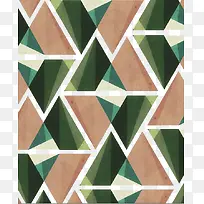 绿色粉色相间三角形背景-空若网 绿色粉色相间三角形背景-空若网
