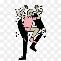 插画-冲破伪装-空若网 插画-冲破伪装-空若网