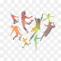 青春彩色剪影-空若网 青春彩色剪影-空若网