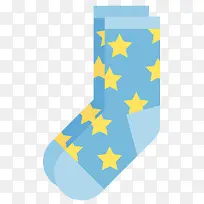 五角星印花可爱风袜子-空若网 五角星印花可爱风袜子-空若网