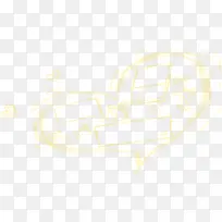 黄色手绘爱心形状效果-空若网 黄色手绘爱心形状效果-空若网