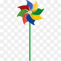 彩色的大风车-空若网 彩色的大风车-空若网