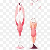 卡通天鹅舞-空若网 卡通天鹅舞-空若网