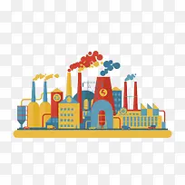 彩色扁平化园区-空若网 彩色扁平化园区-空若网