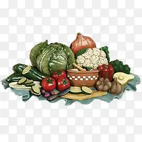 蔬菜插画-空若网 蔬菜插画-空若网