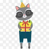 卡通可爱小动物装饰动物头像-空若网 卡通可爱小动物装饰动物头像-空若网