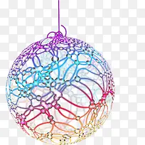 彩色线条彩球-空若网 彩色线条彩球-空若网