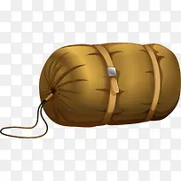 创意水彩睡袋卡通插画-空若网 创意水彩睡袋卡通插画-空若网