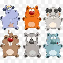 矢量可爱动物土拨鼠-空若网 矢量可爱动物土拨鼠-空若网