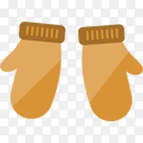 卡通棕色手套-空若网 卡通棕色手套-空若网