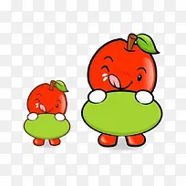 卡通鲜红水果表情-空若网 卡通鲜红水果表情-空若网