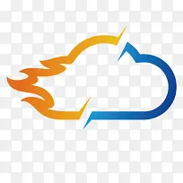 创意火烧云标志-空若网 创意火烧云标志-空若网