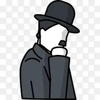 黑色卡通电影节卓别林-空若网 黑色卡通电影节卓别林-空若网