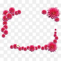 红花边框-空若网 红花边框-空若网