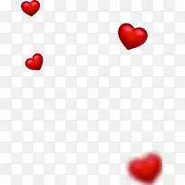 三颗红色爱心图案-空若网 三颗红色爱心图案-空若网