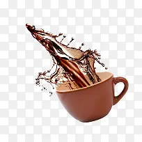 杯子里飞溅的咖啡-空若网 杯子里飞溅的咖啡-空若网