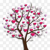 爱心树素材-空若网 爱心树素材-空若网